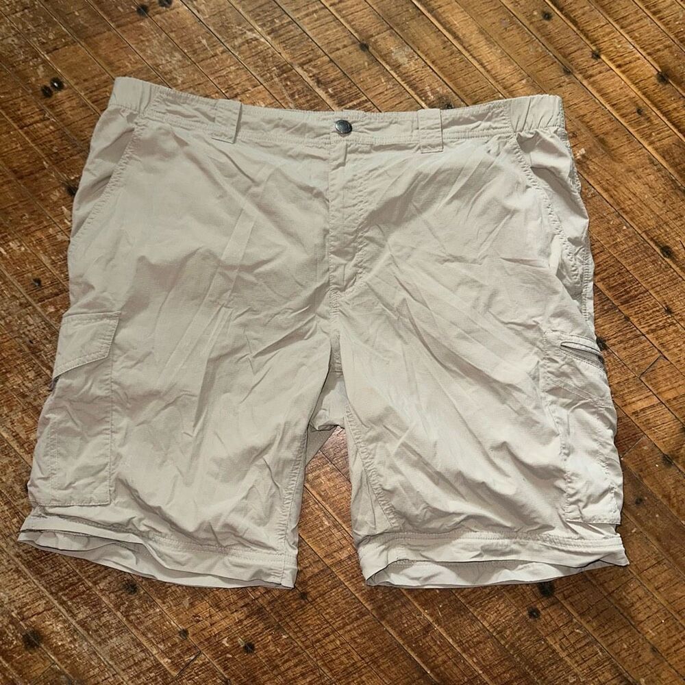 Columbia omniwick tan 40x11.5 athletic sun protection shorts